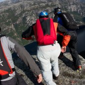 Spirit of Brotherhood - 3 way base jumping