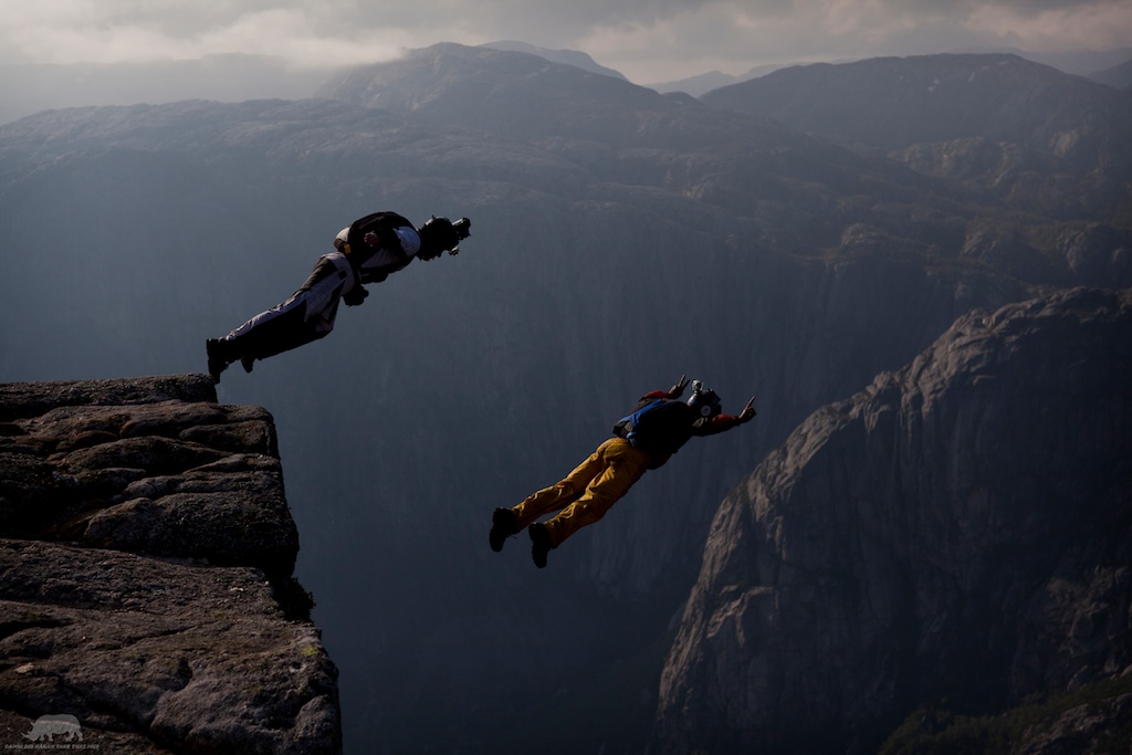Base Jumper Free Fall photo session image by Hakan Nyberg