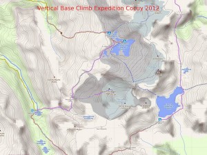 Sierra Nevada del Cocuy Region Map